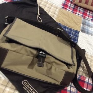 Coach messenger, lap-top, muti-purpose bag